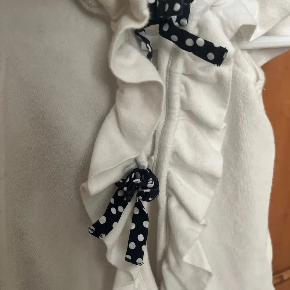 Janie and Jack, White Terry Swim Coverup, Size 6-12 Months